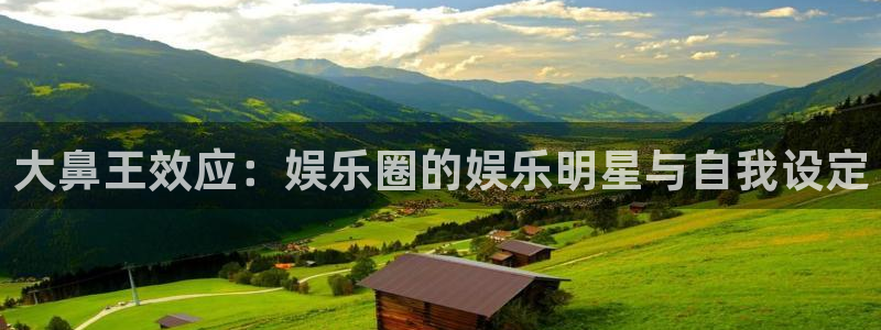 jdb电子哪个好赢钱：大鼻王效应：娱乐圈的娱乐明星与自我设定